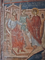 Meister Gerasime - Der heilige Georg vor dem Kaiser Diokletian