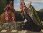 Tizian - Papst Alexander VI. und Jacopo Pesaro vor dem heiligen Petrus