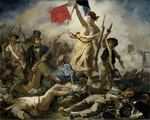 Delacroix, Eugène - Die Freiheit führt das Volk
