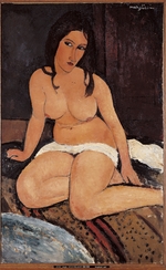 Modigliani, Amedeo - Sitzende nackte Frau