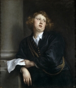 Dyck, Sir Anthonis van - Porträt von Komponist und Organist Heinrich Liberti (1610-1669)