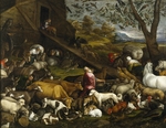 Bassano, Jacopo, il vecchio - Der Einzug der Tiere in die Arche Noah