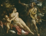Carracci, Annibale - Venus, Adonis und Cupido