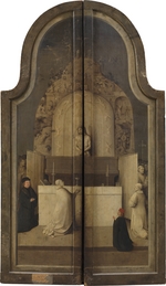 Bosch, Hieronymus - Die Anbetung der Könige. (Triptychon, Rückseite)