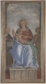 Bramantino - Maria mit dem Kind und zwei Engeln
