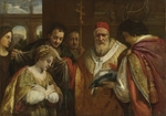 Cortona, Pietro da - Die heilige Flavia Domitilla erhält den Schleier vom Papst Clemens I.