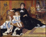 Renoir, Pierre Auguste - Madame Georges Charpentier und ihre Kinder, Georgette-Berthe and Paul-Émile-Charles