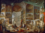 Pannini (Panini), Giovanni Paolo - Gemäldegalerie mit Ansichten des antiken Rom (Roma Antica)