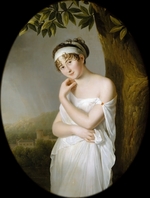 Morin, Eulalie - Porträt von Madame Récamier, geb. Julie Bernard (1777-1849)