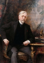 Morot, Aimé Nicolas - Porträt von Gustave Eiffel (1832-1923)