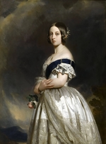 Winterhalter, Franz Xavier - Porträt von Königin Victoria