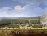Allegrain, Etienne - Rundgang Ludwigs XIV. im Garten des Schlosses Versailles