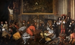 Renard de Saint-André, Simon - Ludwig XIV. besucht die Gobelin-Manufaktur am 15. Oktober 1667