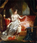 Franque, Joseph-Boniface - Kaiserin Marie-Louise mit dem schlafenden König von Rom