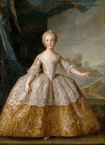 Nattier, Jean-Marc - Prinzessin Isabella von Bourbon-Parma (1741-1763) als Kind