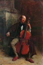 Meissonier, Ernest Jean Louis - Porträt von Komponist Alexandre Batta (1816-1902)