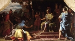 Champaigne, Jean-Baptiste de - Alexander der Große erhält die Nachricht über die Selbstverbrennung des Gymnosophisten Kalanos