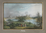Hau, Johannes - Blick auf die Festung Iwangorod
