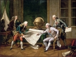Monsiaux, Nicolas André - König Ludwig XVI. gibt dem Kapitän La Pérouse Anweisungen am 29. Juni 1785