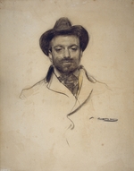 Casas, Ramon - Porträt von Josep Maria Sert (1874-1945)