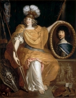 Bourguignon, Pierre - Porträt von Anne Marie Louise d'Orléans (1627-1693), Herzogin von Montpensier