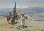 Sommer, Richard Karl - Imam Schamil auf dem Kaukasus