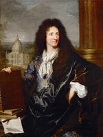 Rigaud, Hyacinthe François Honoré - Porträt von Jules Hardouin-Mansart (1646-1701)