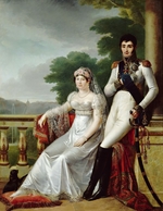 Kinson, François-Joseph - Jérôme Bonaparte und Katharina von Württemberg als König und Königin des Königreichs Westphalen