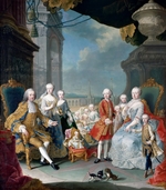 Mijtens (Meytens), Martin van, der Jüngere - Maria Theresia von Österreich und Franz Stephan von Lothringen im Kreise ihrer Kinder