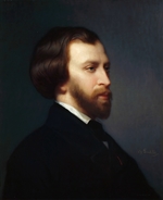 Landelle, Charles - Porträt von Alfred de Musset (1810-1857)
