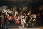 Meynier, Charles - Die Wiederauffindung militärischer Fahnen durch Marschall Ney im Zeughaus zu Innsbruck am 7. November 1805