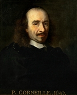 Le Brun, Charles - Porträt von Pierre Corneille (1606-1684)