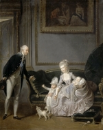 Cibot, Édouard - Die Familie des Ludwig Philipp II. Joseph, Herzog von Orléans (1747-1793) im Palais Royal, 1776