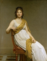 David, Jacques Louis - Porträt von Madame Raymond de Verninac, geb. Henriette Delacroix