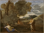 Poussin, Nicolas - Numa Pompilius und Nymphe Egeria