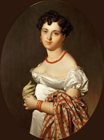 Ingres, Jean Auguste Dominique - Porträt von Madame Cécile Panckoucke, geb. Bochet