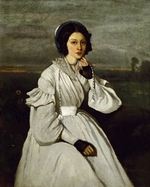 Corot, Jean-Baptiste Camille - Porträt von Claire Sennegon