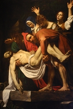 Caravaggio, Michelangelo - Die Grablegung Christi