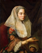 Favray, Antoine de - Porträt einer jungen Maltesischen Frau