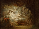 Greuze, Jean-Baptiste - Jupiter und Aegina