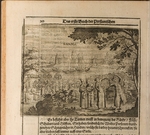 Rothgiesser, Christian Lorenzen - Die Festung in Staraja Ladoga (Illustration aus Moskowitische und persische Reise von Adam Olearius)