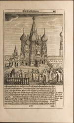 Rothgiesser, Christian Lorenzen - Moskau (Illustration aus Moskowitische und persische Reise von Adam Olearius)