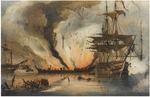 Reinagle, George Philip - Die Seeschlacht von Navarino am 20. Oktober 1827