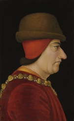 Unbekannter Künstler - Porträt von Ludwig XI. von Frankreich