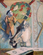 Gauguin, Paul Eugéne Henri - Stillleben mit Pferdekopf