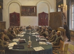 Brodski, Isaak Israilewitsch - Sitzung des Revolutionären Militärrats der UdSSR unter Vorsitz von Kliment Woroschilow