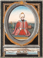 Unbekannter Künstler - Porträt von Sultan Murad II. (1404-1451)