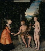 Cranach, Lucas, der Ältere - Die Wahl des Herakles (Aus der Herkules-Legende)