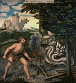 Cranach, Lucas, der Ältere - Herkules und die lernäische Schlange (Aus der Herkules-Legende)