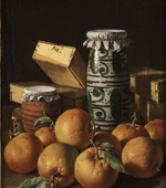 Meléndez, Luis Egidio - Stilleben mit Orangen und Süßigkeiten